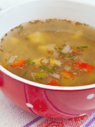 darzoviu sriuba su grikiais