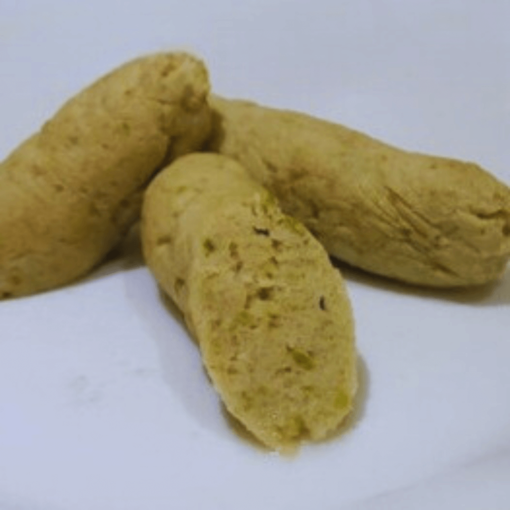 Dešrelės su žaliais žirneliais ir žiediniu kopūstu