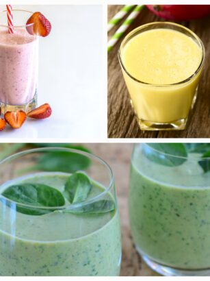 Spalvoti kefyro kokteiliai